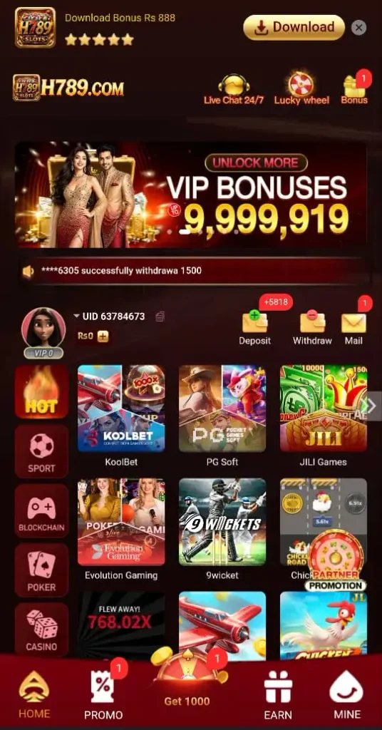 H789 Game App